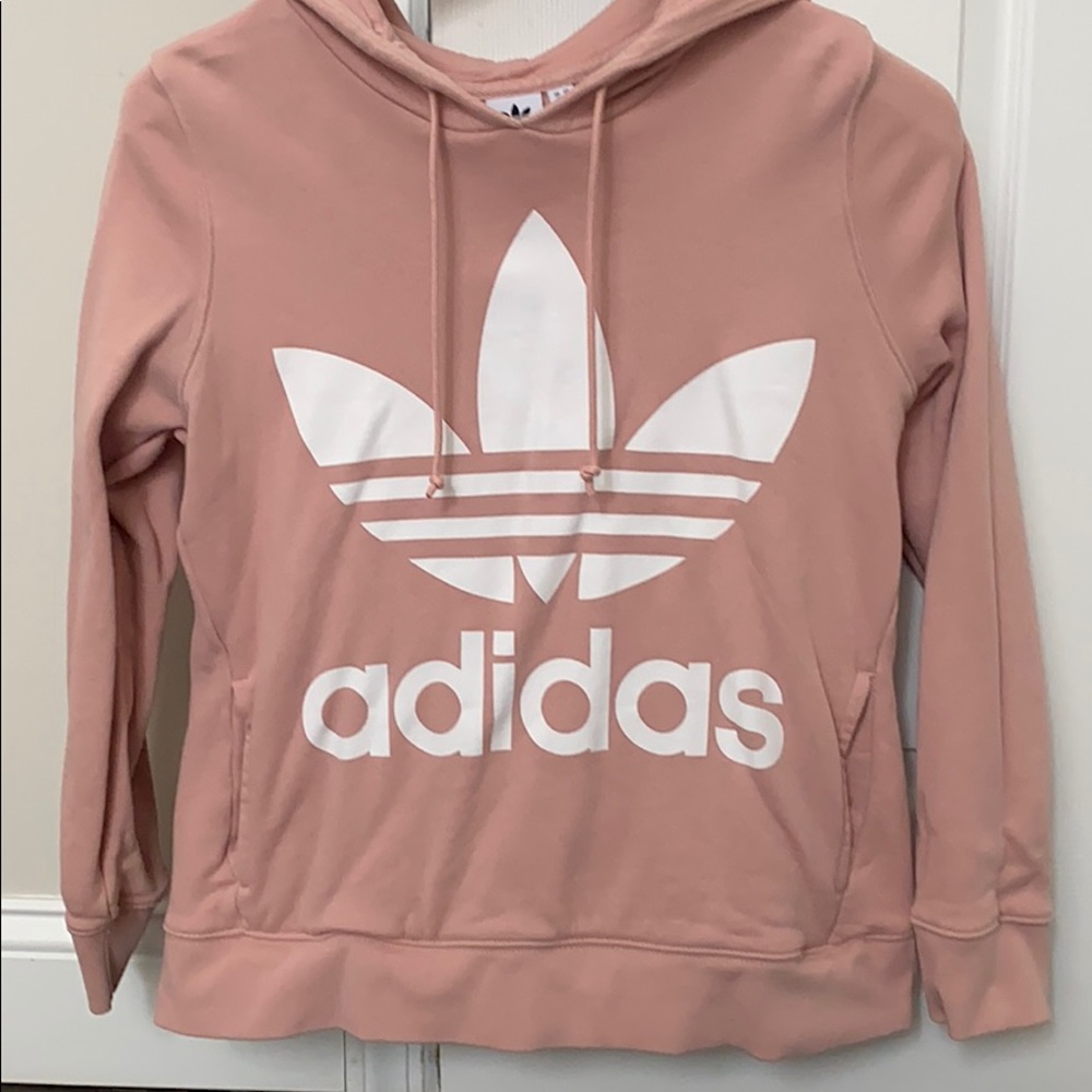 Adidas pink hoodie